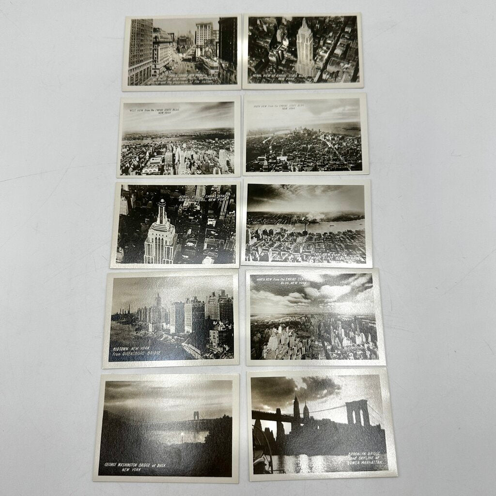 Vintage Souvenir Photo Set Actual Photographs 20 Views of New York City /cb