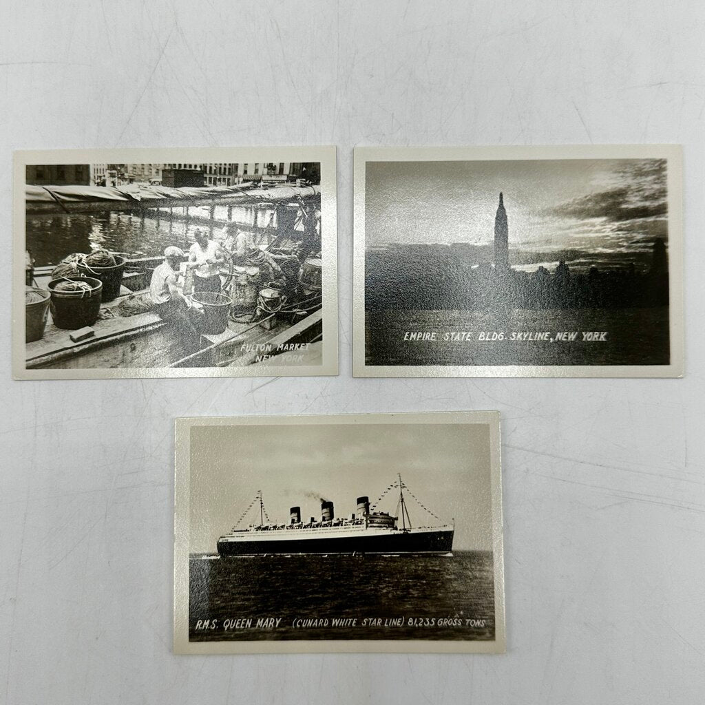 Vintage Souvenir Photo Set Actual Photographs 20 Views of New York City /cb