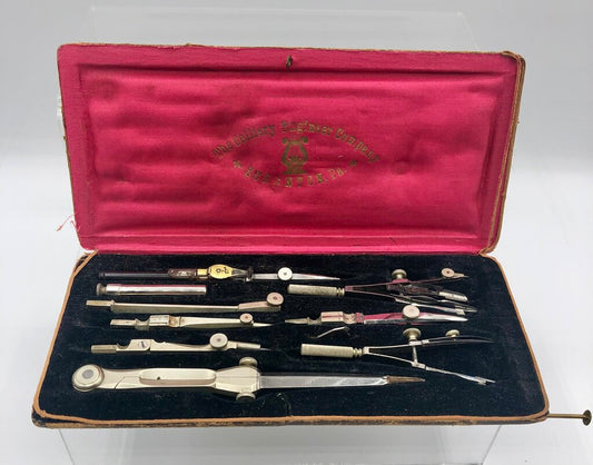 Antique 1900’s Colliery Engineer Co. Drafting Kit /b