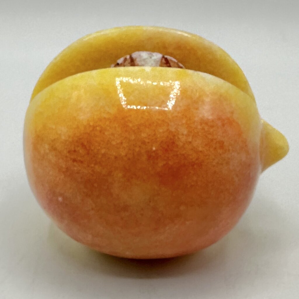 Vintage Italian Alabaster Fruit Set-Pear, Pomegranate, Peach & Banana-Handcrafted Collectibles /cb