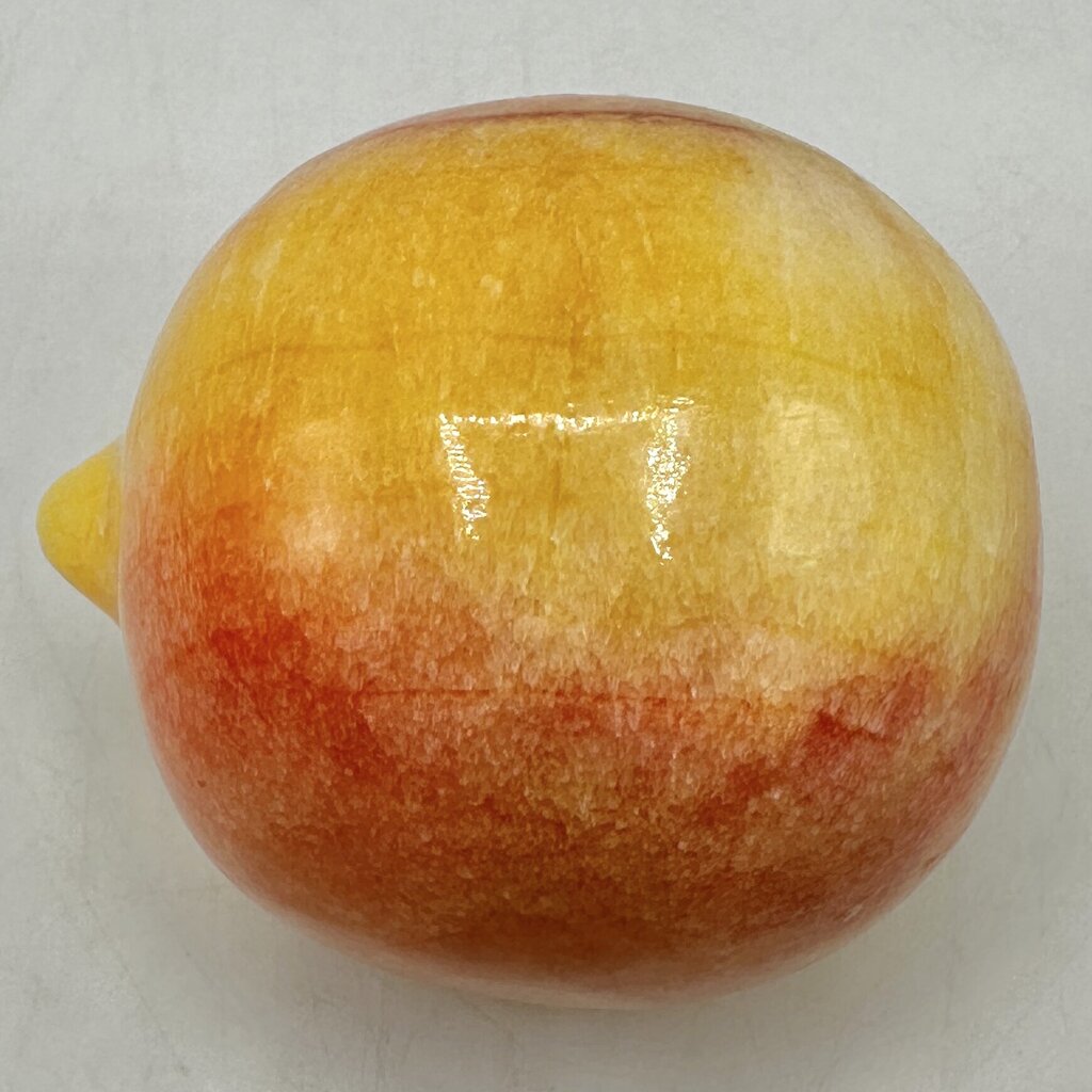 Vintage Italian Alabaster Fruit Set-Pear, Pomegranate, Peach & Banana-Handcrafted Collectibles /cb