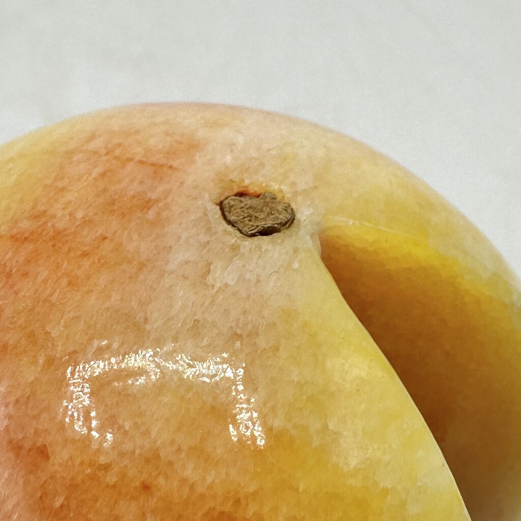 Vintage Italian Alabaster Fruit Set-Pear, Pomegranate, Peach & Banana-Handcrafted Collectibles /cb