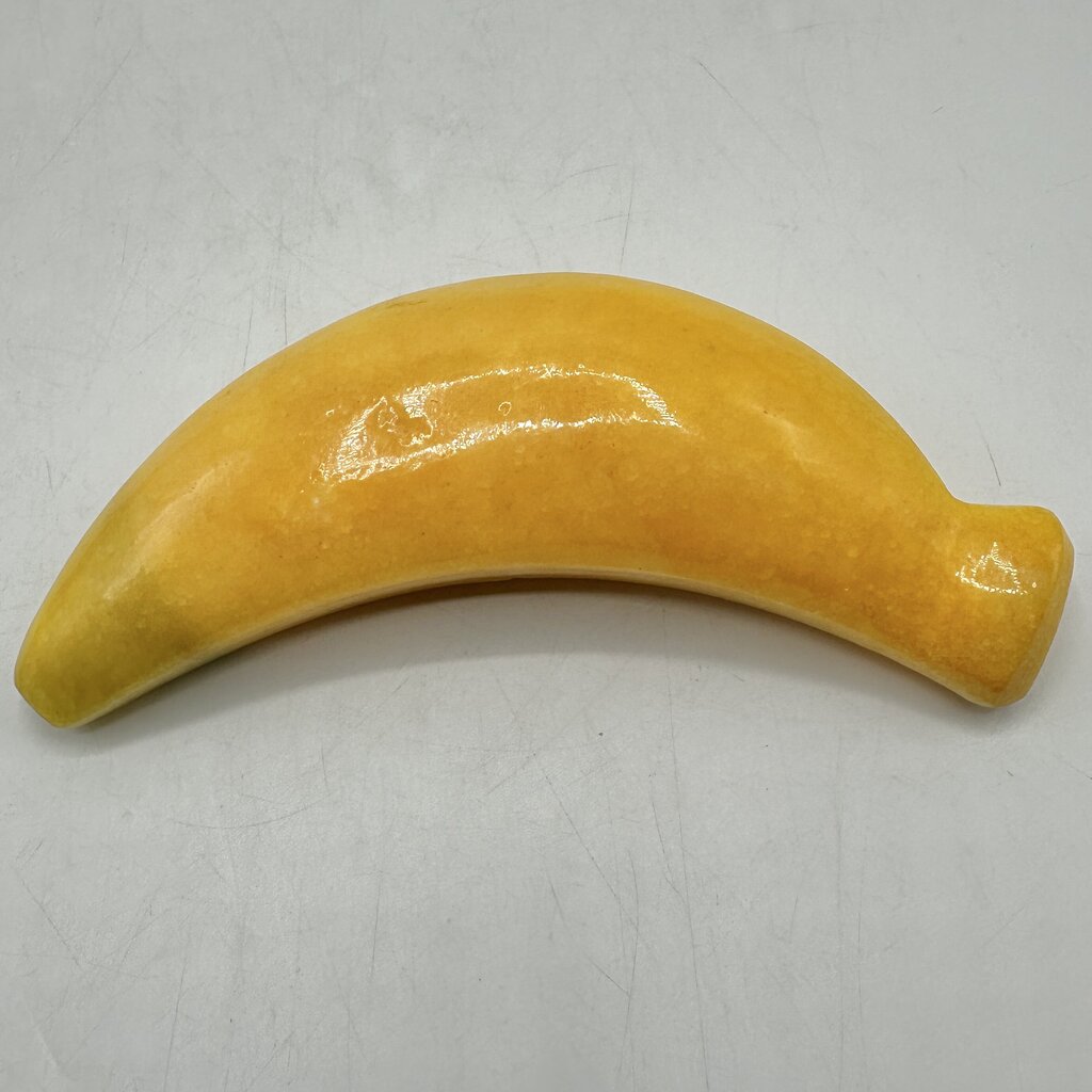 Vintage Italian Alabaster Fruit Set-Pear, Pomegranate, Peach & Banana-Handcrafted Collectibles /cb