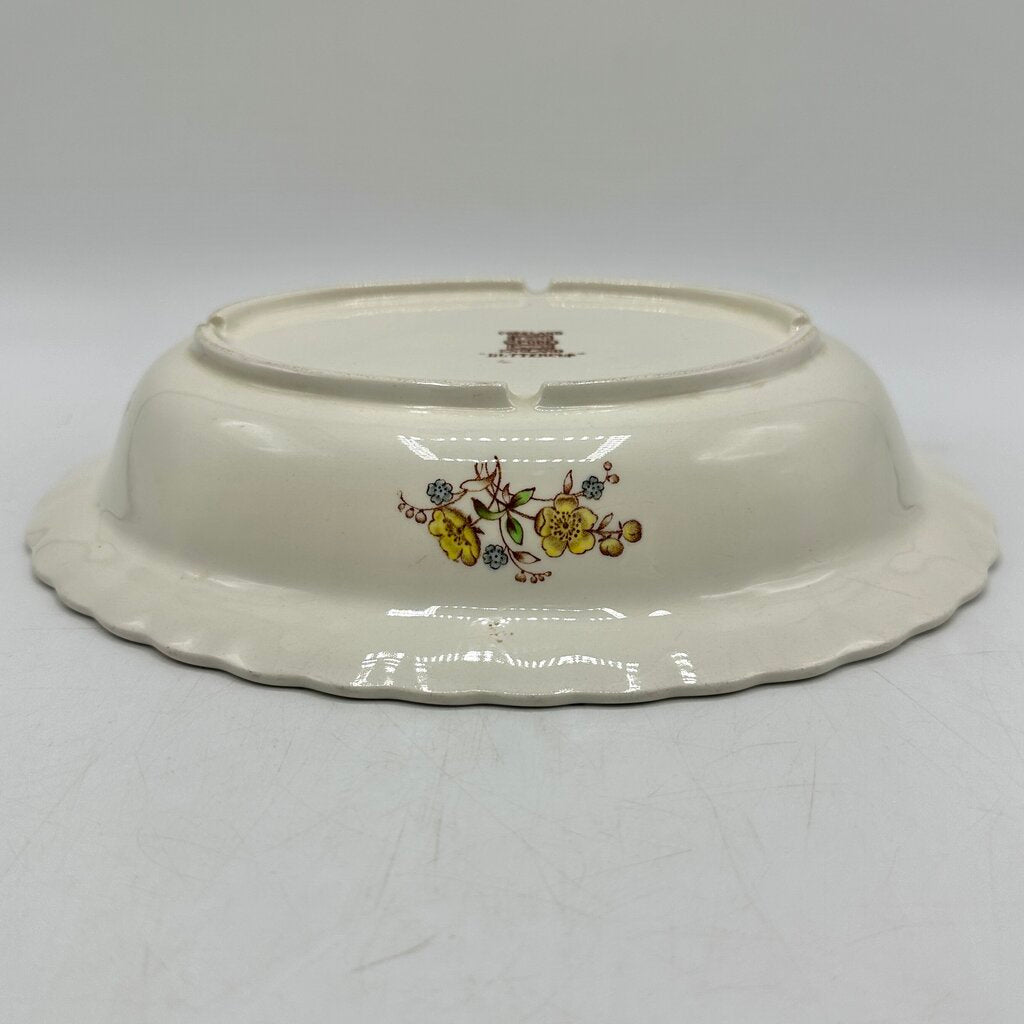 Vintage Copeland Spode Buttercup 9” Oval Vegetable Bowl Old Backstamp Made In England /cb