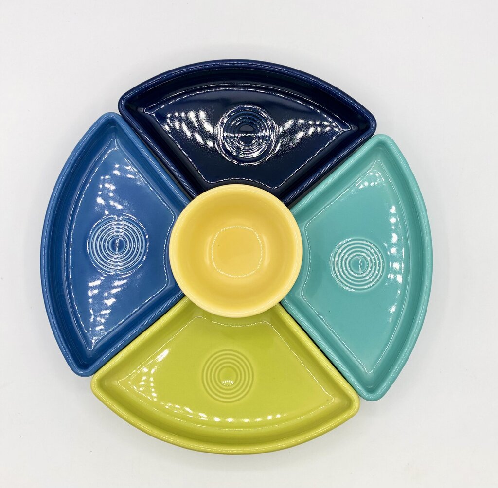 5pc HLC Fiesta Ware Entertaining Set MIB /b