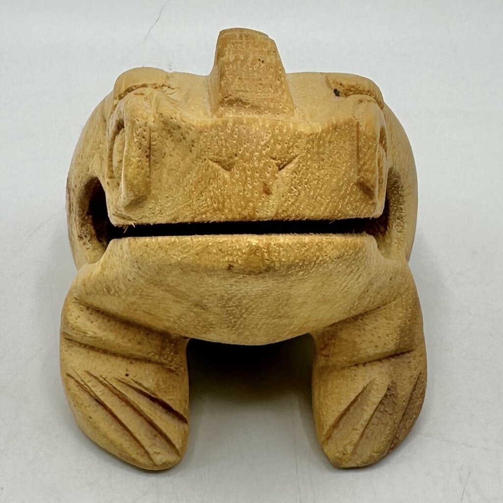 RRRibit Wooden Frog Guiro Rasp Rhythm Percussion Instrument Handcrafted in Thailand /cb