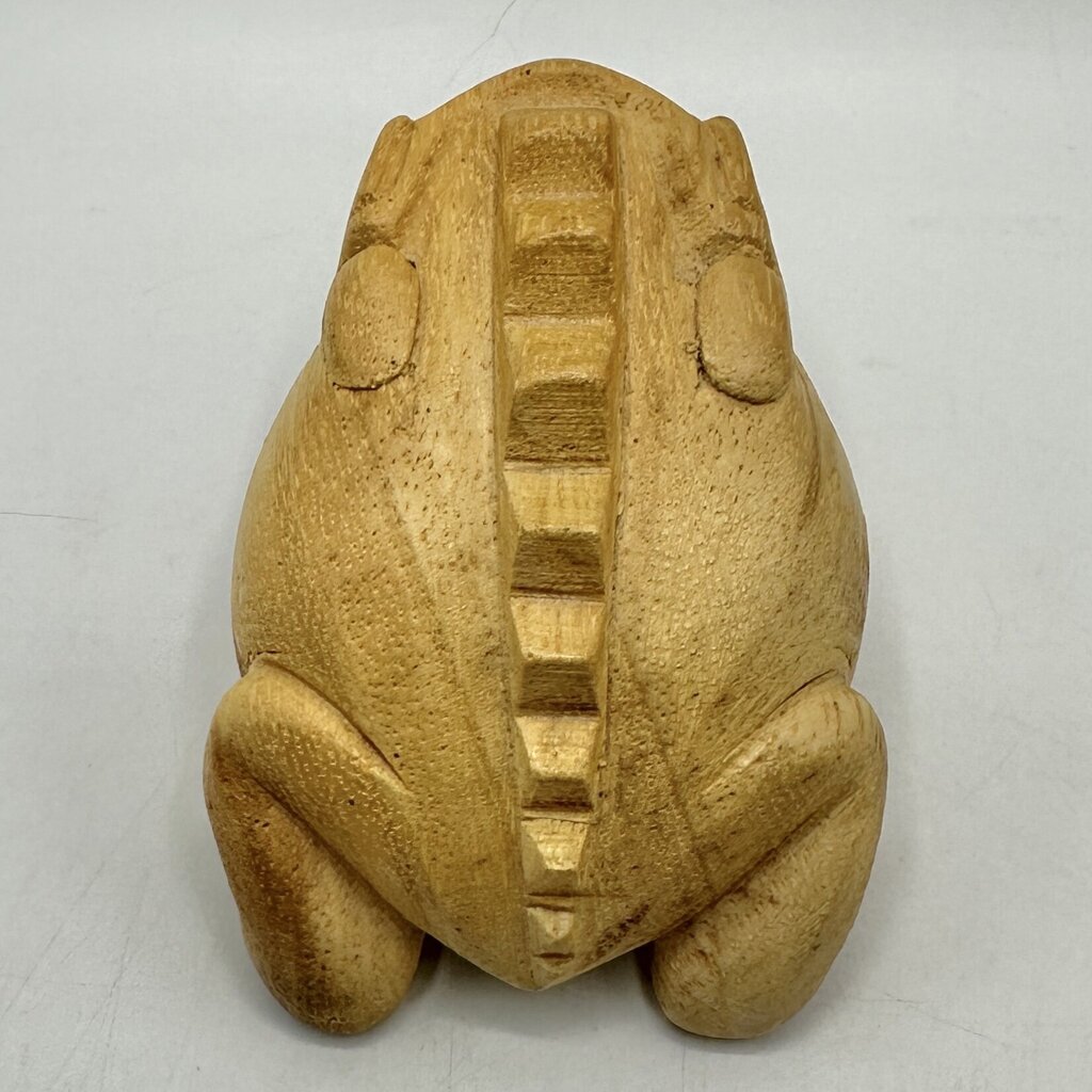 RRRibit Wooden Frog Guiro Rasp Rhythm Percussion Instrument Handcrafted in Thailand /cb
