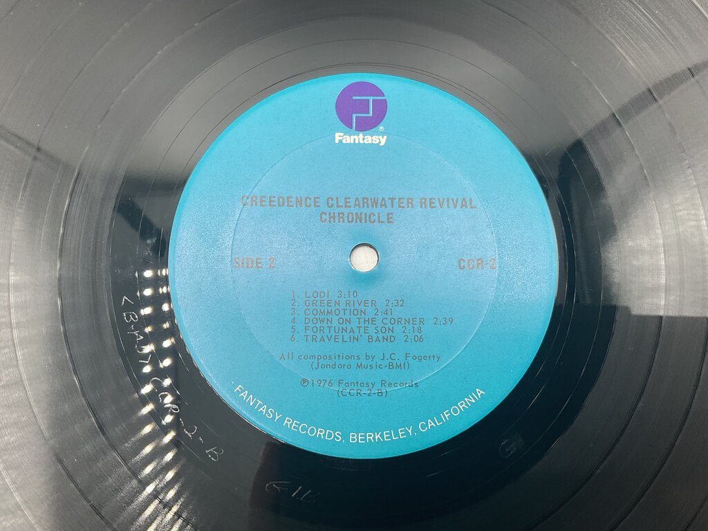 Creedence Clearwater Revival Ft. John Fogerty “Chronicle” Greatest Hits Double LP Vinyl Records /s