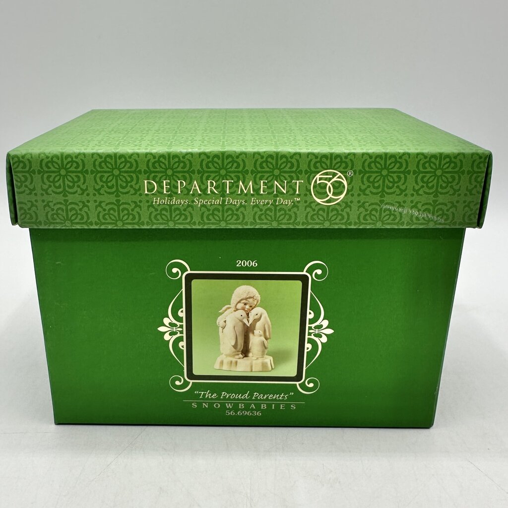 Department 56 Snowbabies Classic Collection Figurine The Proud Parents 2006 w/Box /cb
