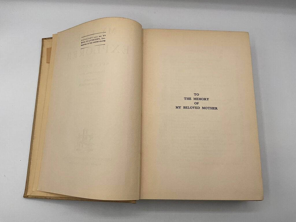 “My Life as an Explorer” by Sven Hedin - Garden City Publishing Company 1925 Hardcover Book /sb