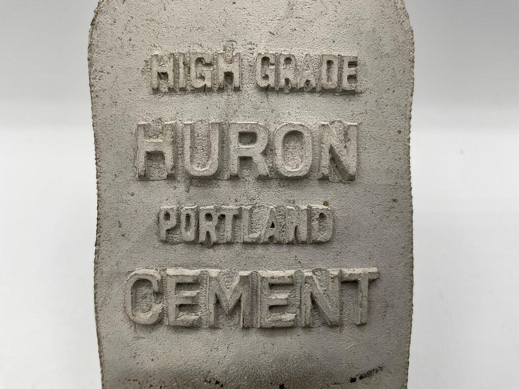 Vintage Huron Portland Cement Advertising Paperweight /s