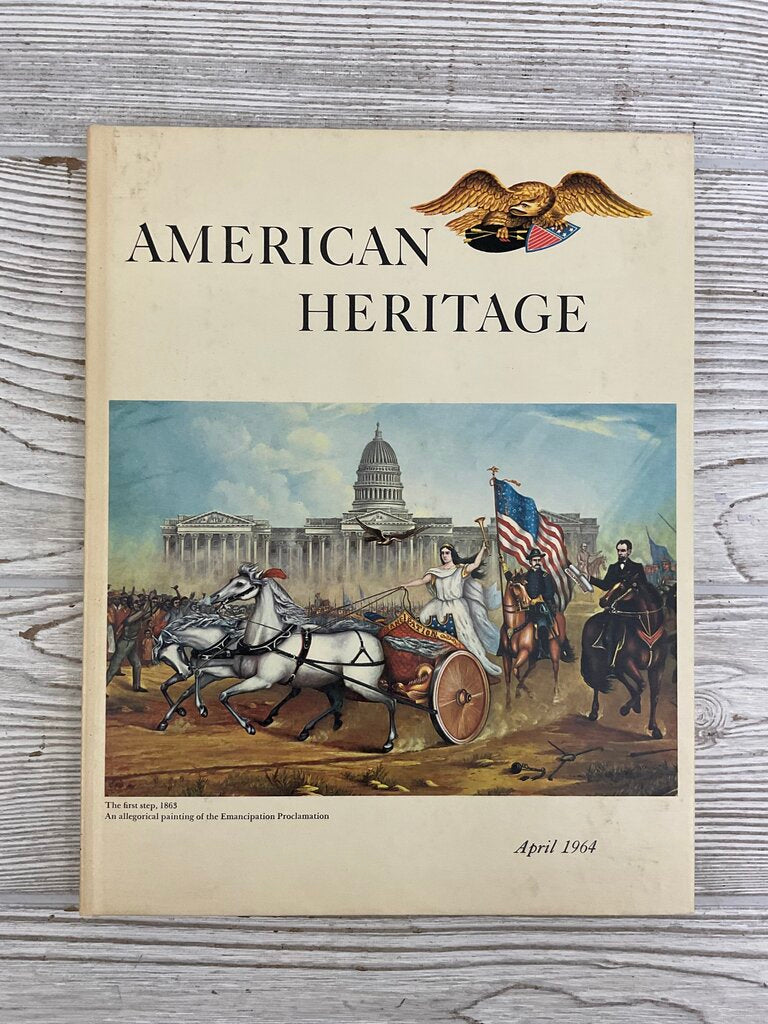 Lot of 6 Vintage “American Heritage” Hardcover History Books (Feb. 1964 - Dec. 1964) /sb