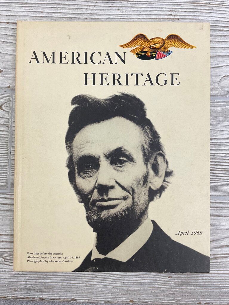 Lot of 6 Vintage “American Heritage” Hardcover History Books (Feb. 1965 - Dec. 1965) /sb