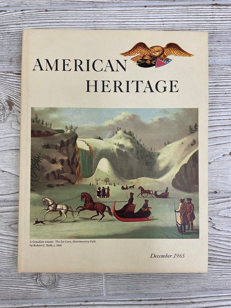 Lot of 6 Vintage “American Heritage” Hardcover History Books (Feb. 1965 - Dec. 1965) /sb