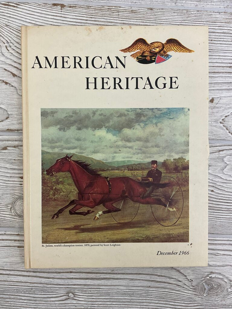 Lot of 6 Vintage “American Heritage” Hardcover History Books (Feb. 1966 - Dec. 1966) /sb
