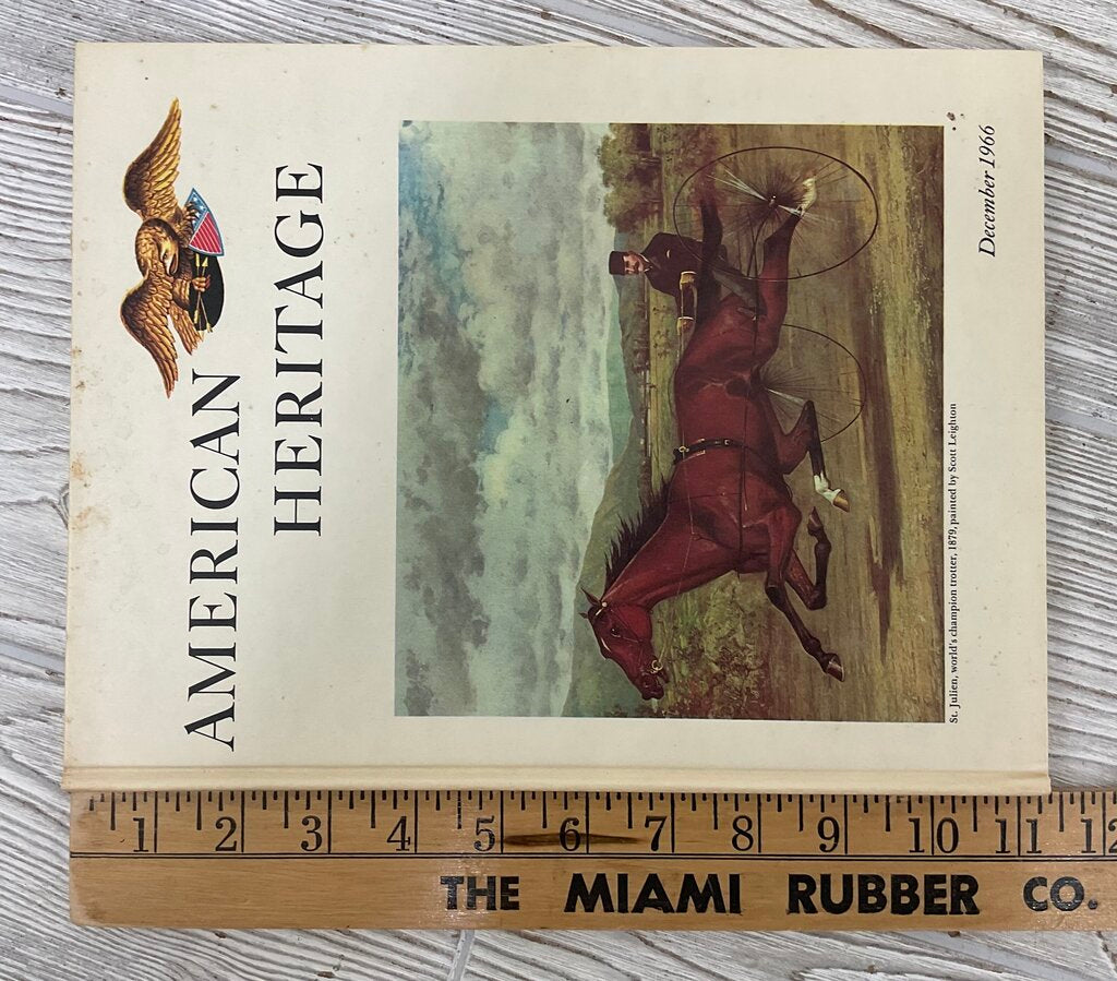 Lot of 6 Vintage “American Heritage” Hardcover History Books (Feb. 1966 - Dec. 1966) /sb