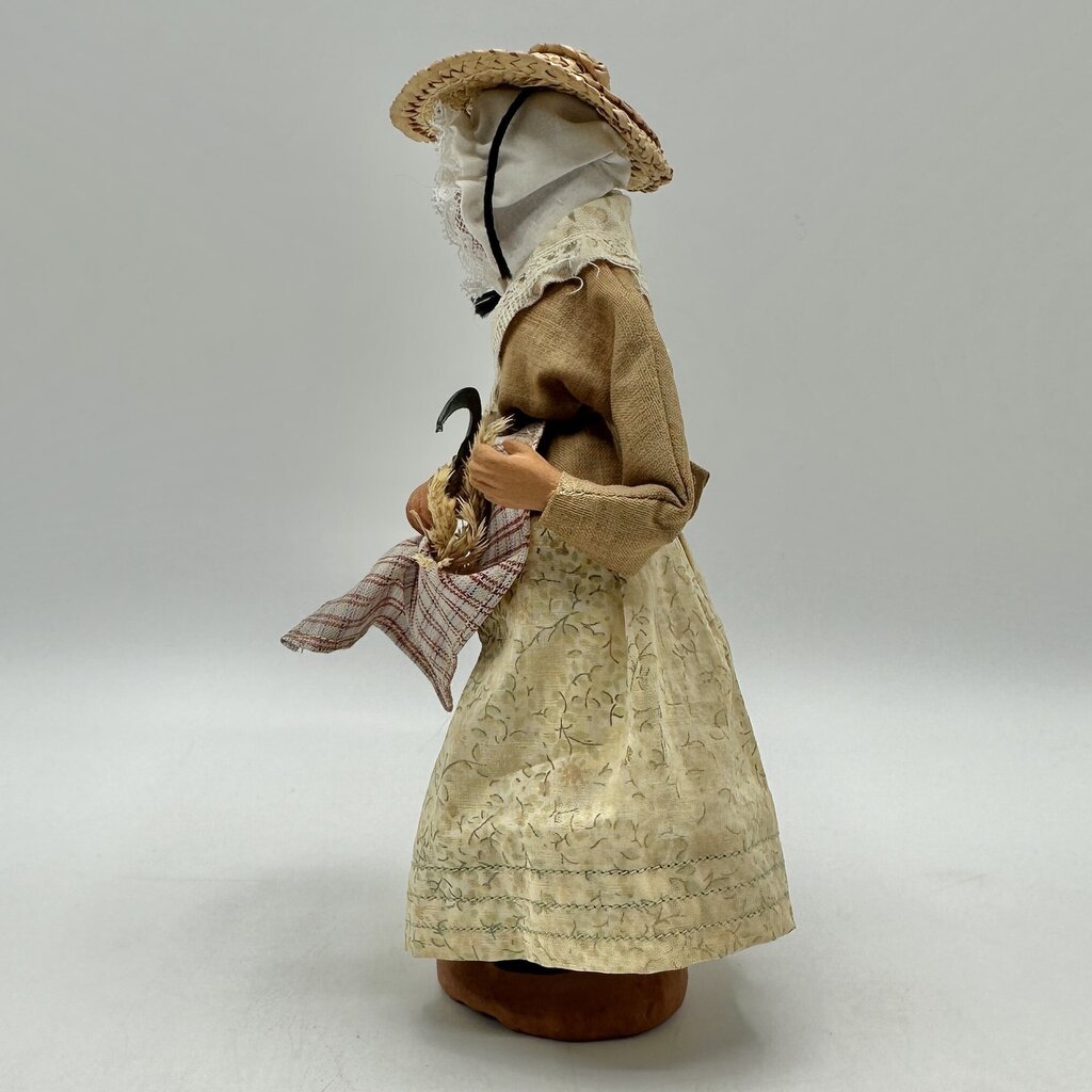 Set of 3 Vintage Santon De Provence Terracotta Clay Figurines French Folk Art /cb
