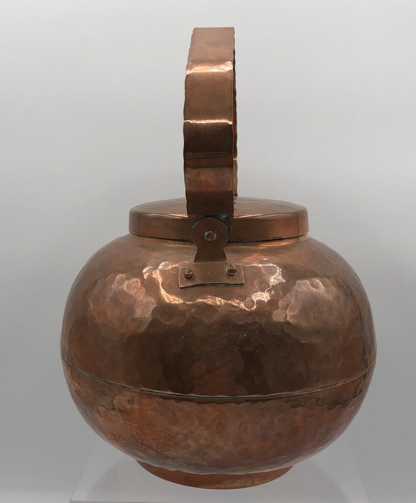 Vintage Hand Hammered Copper Teapot /b