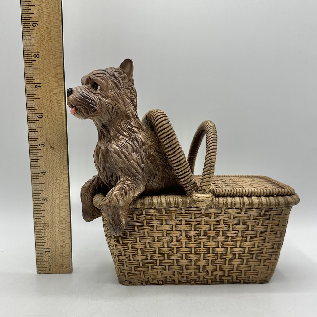 Ashton Drake The Wizard Of Oz 8 Inch Toto In The Basket Vinyl Figurine /cb