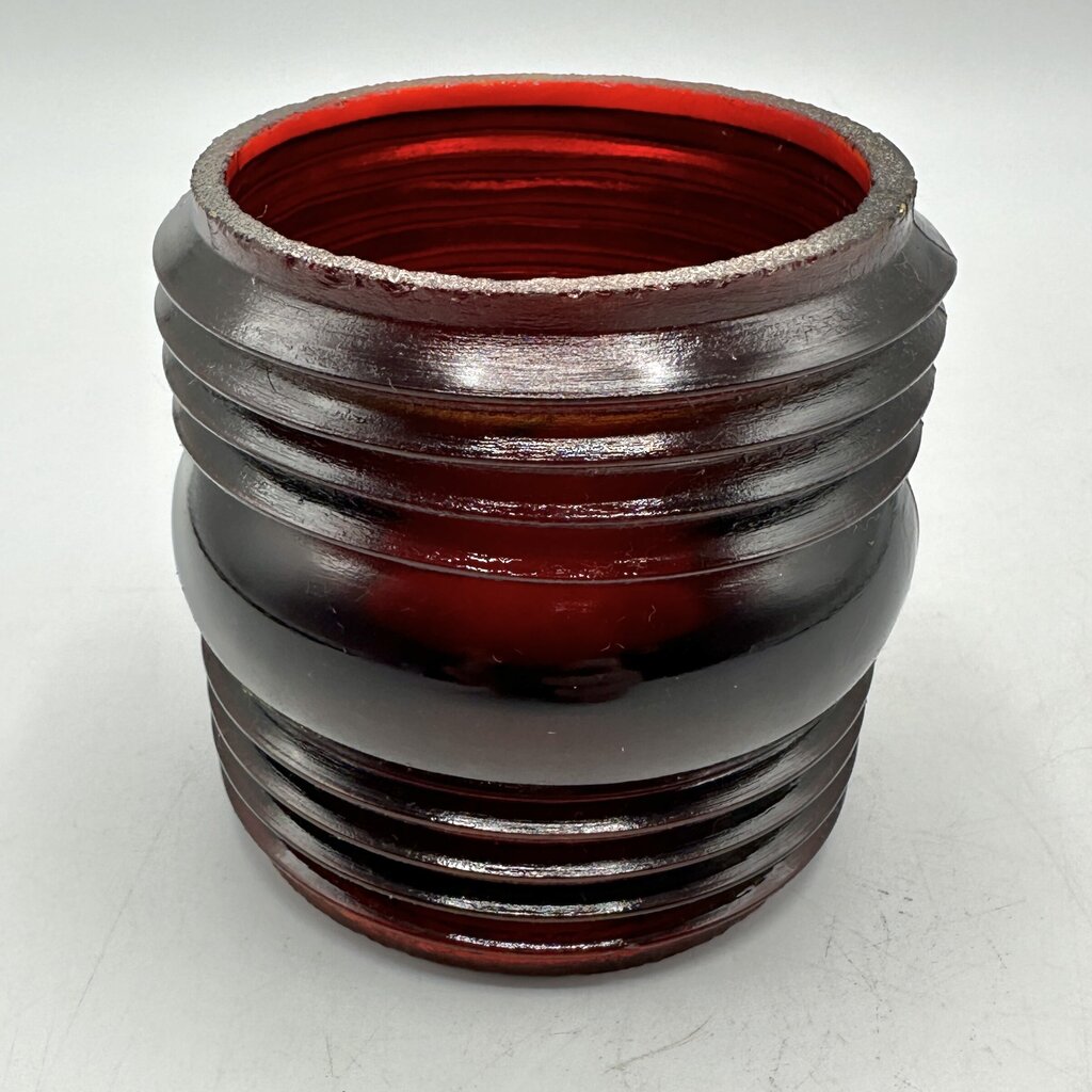Antique Embury No 40 Traffic Guard Kerosene Lantern-Red Globe-All Original-Rustic /cb
