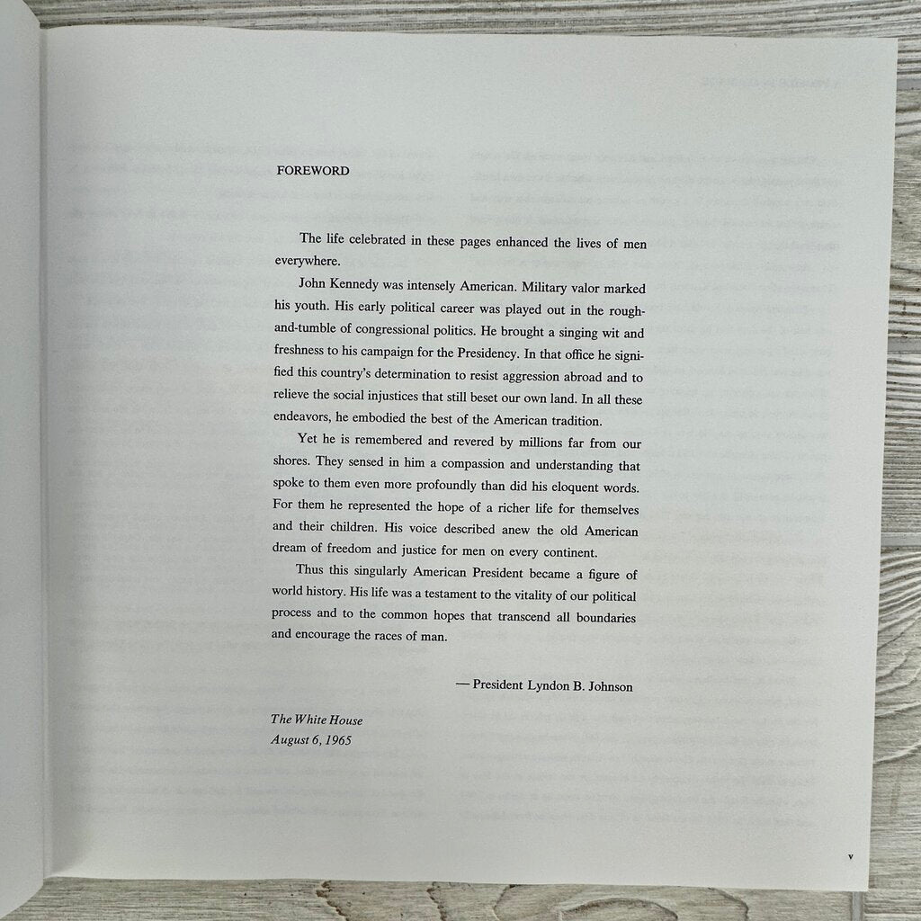 John Fitzgerald Kennedy-As We Remember Him-1965 Hardcover Book-Lyndon B. Johnson Foreword /cb