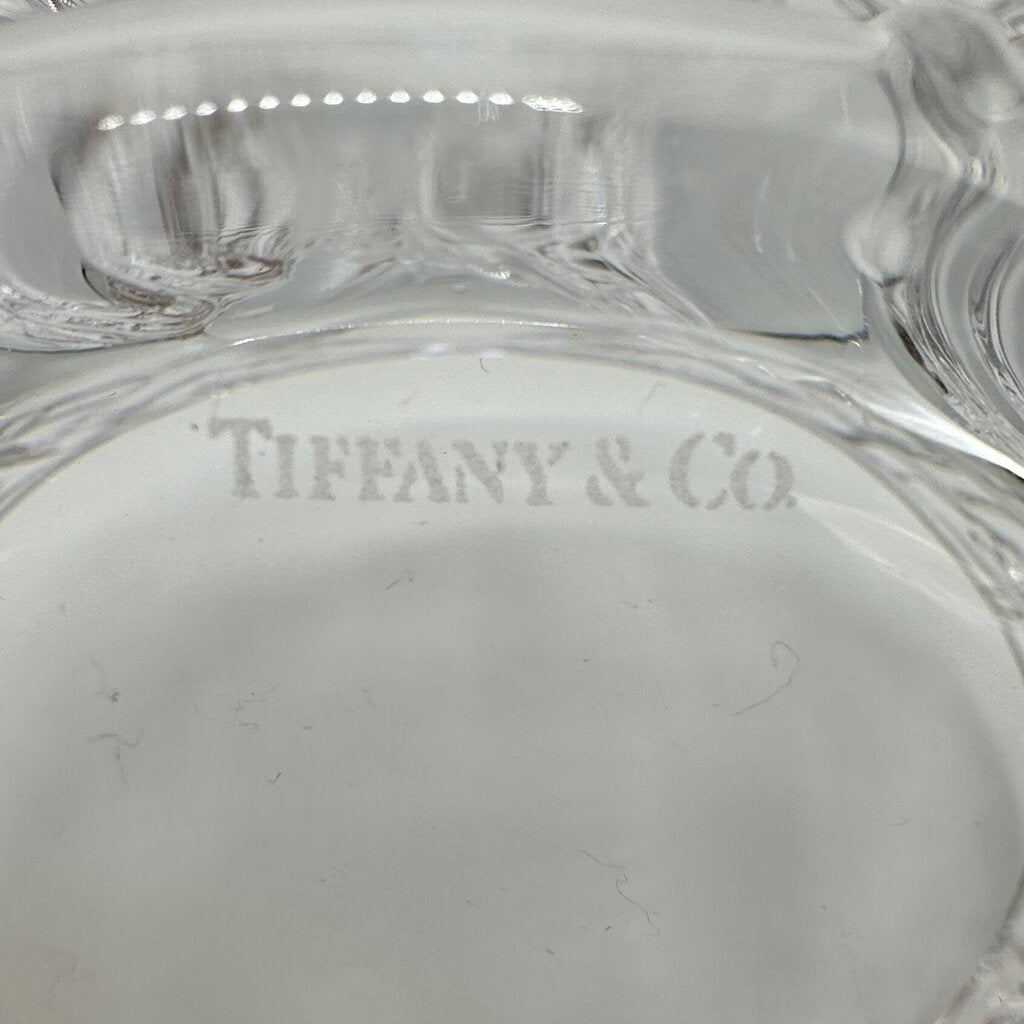 Tiffany & Co Bamboo Lattice 6 Inch Crystal Bowl Made in Germany /cb