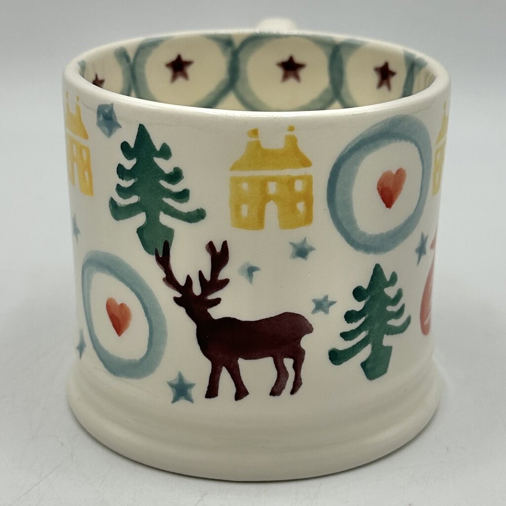 Emma Bridgewater Small Collectible Mug Christmas Brights Made In England /cb