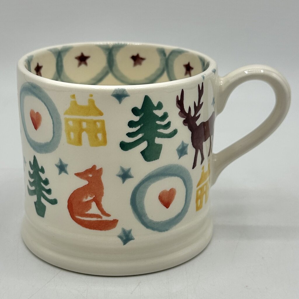 Emma Bridgewater Small Collectible Mug Christmas Brights Made In England /cb