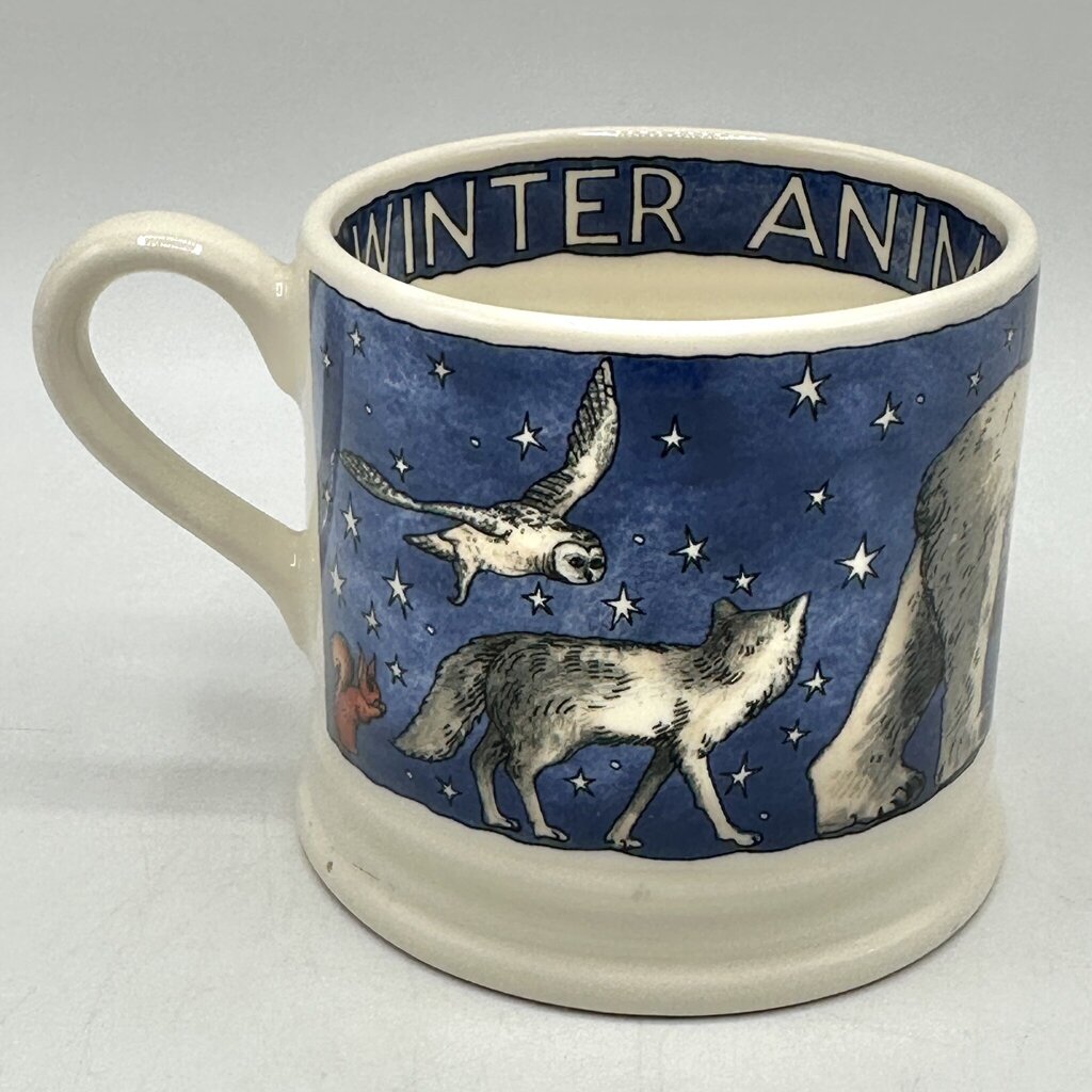 Emma Bridgewater Small Mug Winter Animals At Night Made In England /cb
