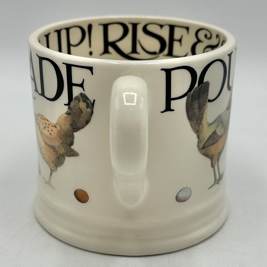 Emma Bridgewater Small Mug Rise & Shine Poultry on Parade Made In England /cb