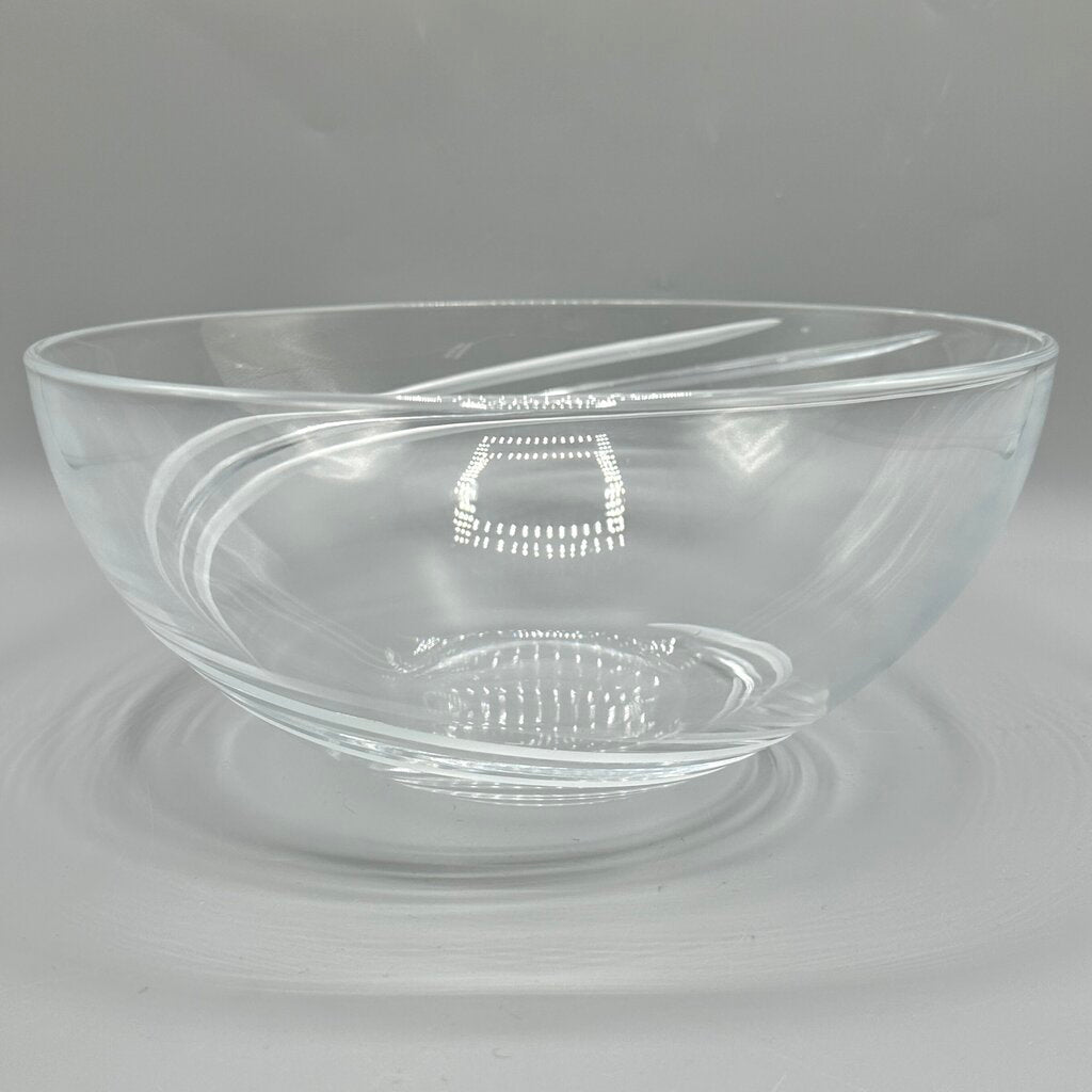 Vintage Cristal d’Arques Durand Farandole 9” Serving Bowl /cb