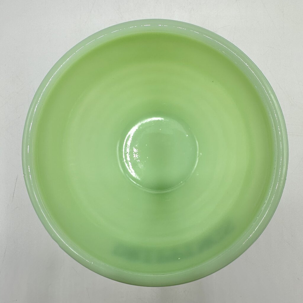 Vintage Mid Century Jadeite Drippings Bowl & Flour Shaker /cb