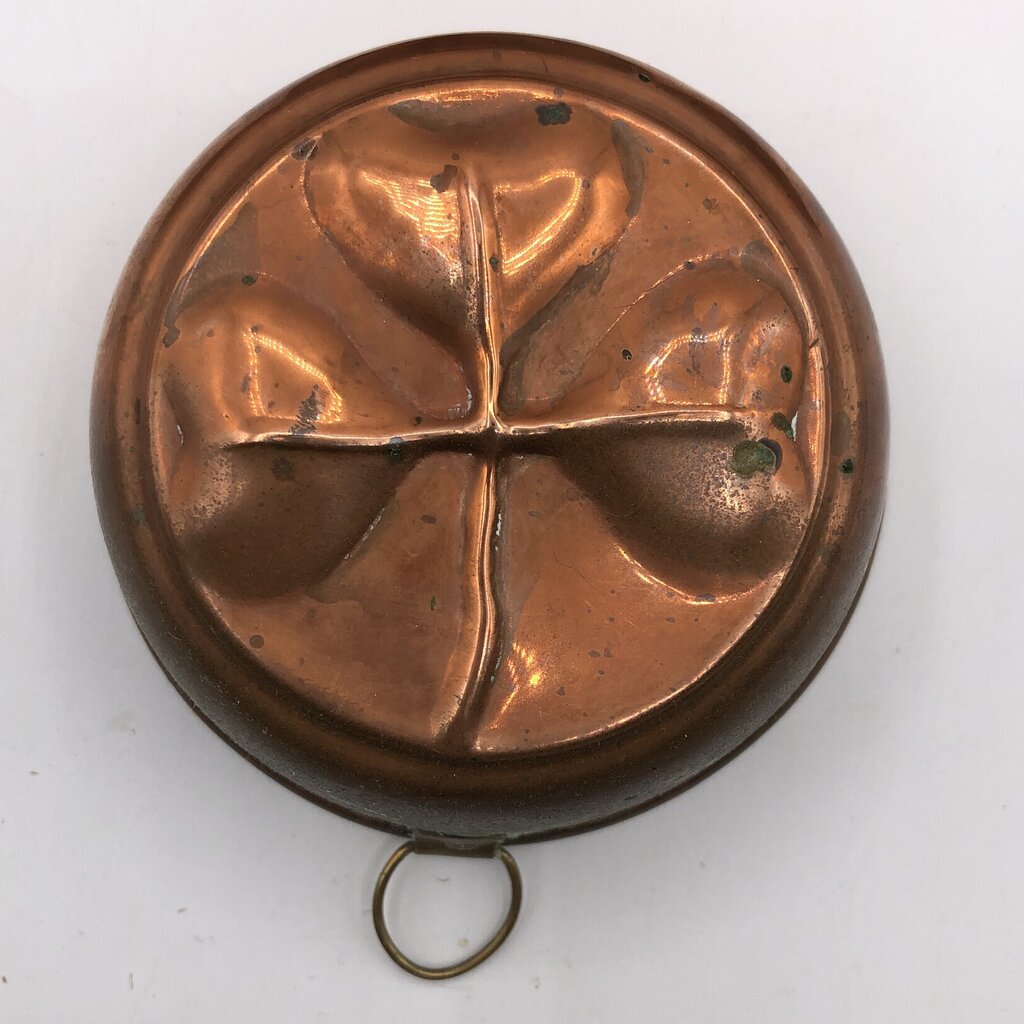 Vintage 5pc Copper Tin Lined Molds Made in Sweden /b