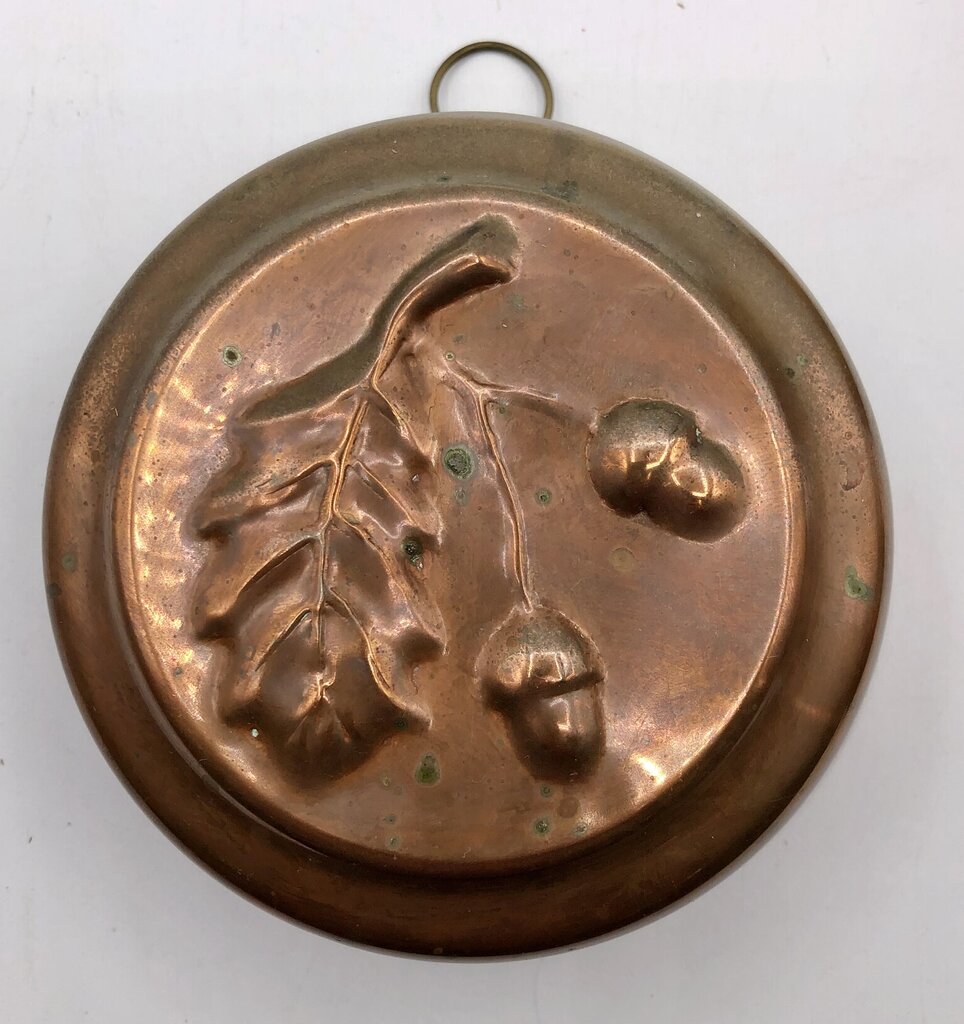 Vintage 5pc Copper Tin Lined Molds Made in Sweden /b