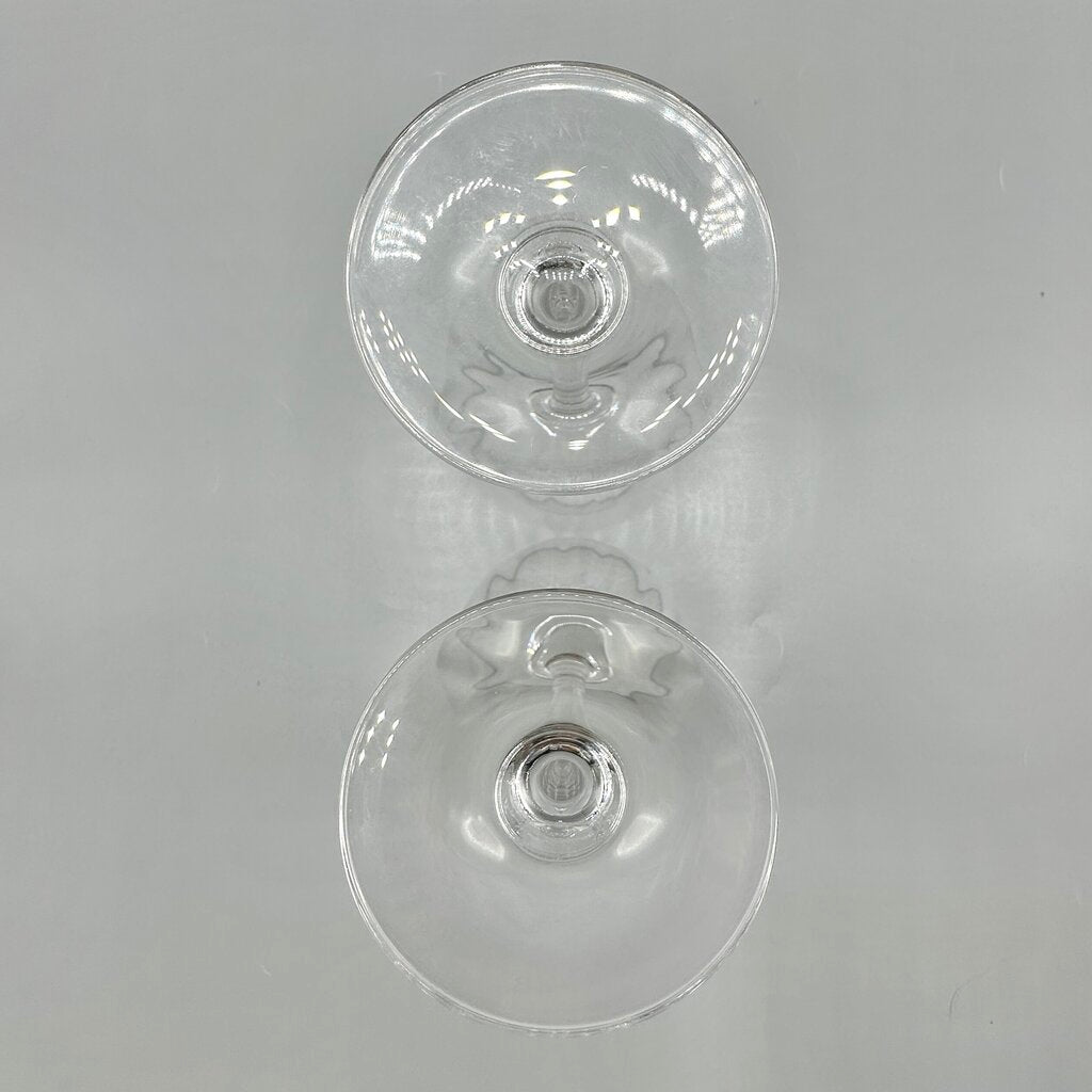 Set Of Two Mikasa Crystal Stephanie 7 1/2” Water Goblets Made In Austria /cb