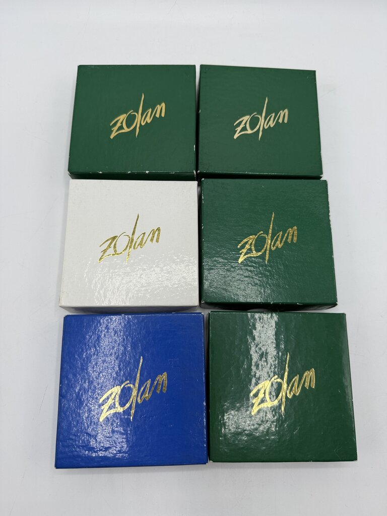 Donald Zolan Mini Collectors Plate Pembroke & Oakes Set of 6 /roh