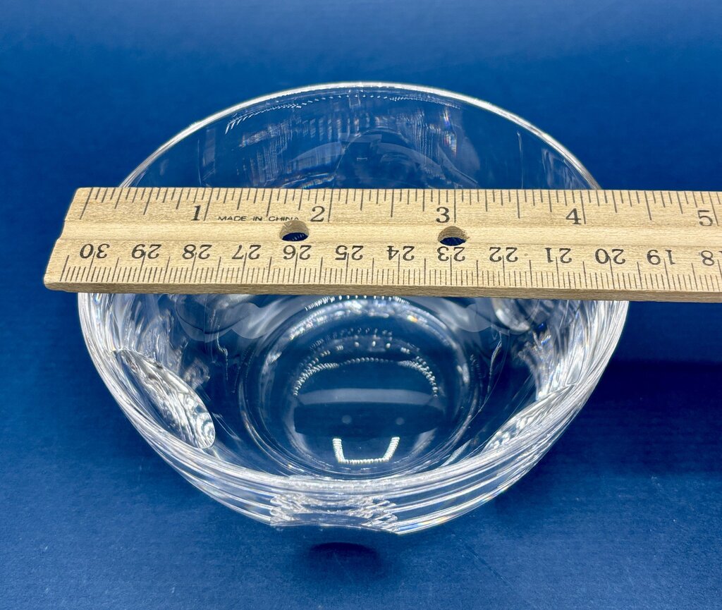 Royal Leerdam Queen Julianna 4” Crystal Finger Bowls Set of 4 /j