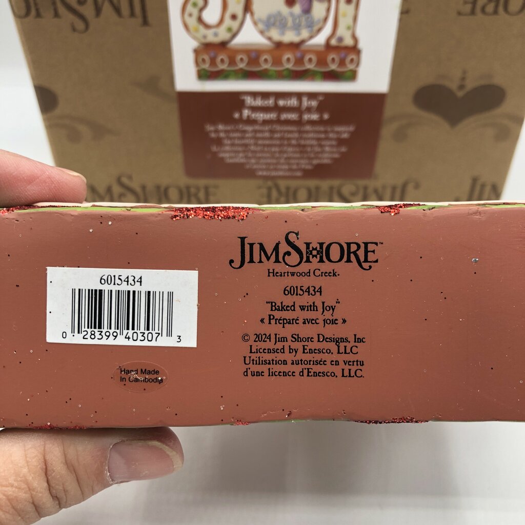 2024 Jim Shore “Baked With Joy” Gingerbread Figurine 6015434 NIB /b /b