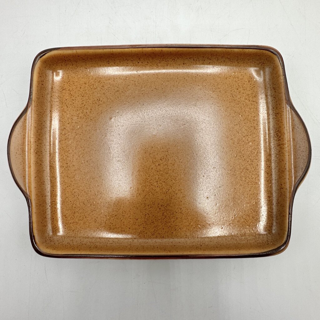 Vintage VEB Torgau POLDI Stoneware Covered Butter Dish & Cheese Plate 1970s East Germany /cb