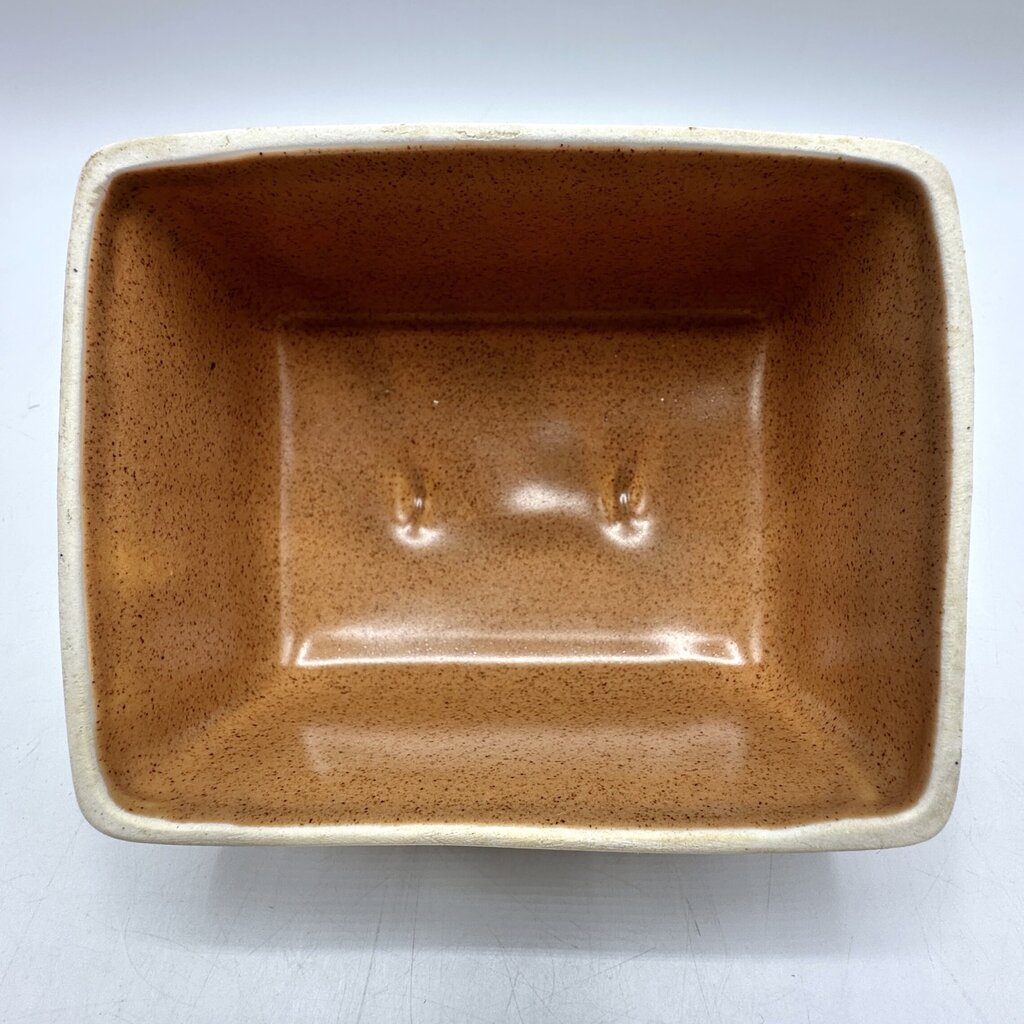 Vintage VEB Torgau POLDI Stoneware Covered Butter Dish & Cheese Plate 1970s East Germany /cb