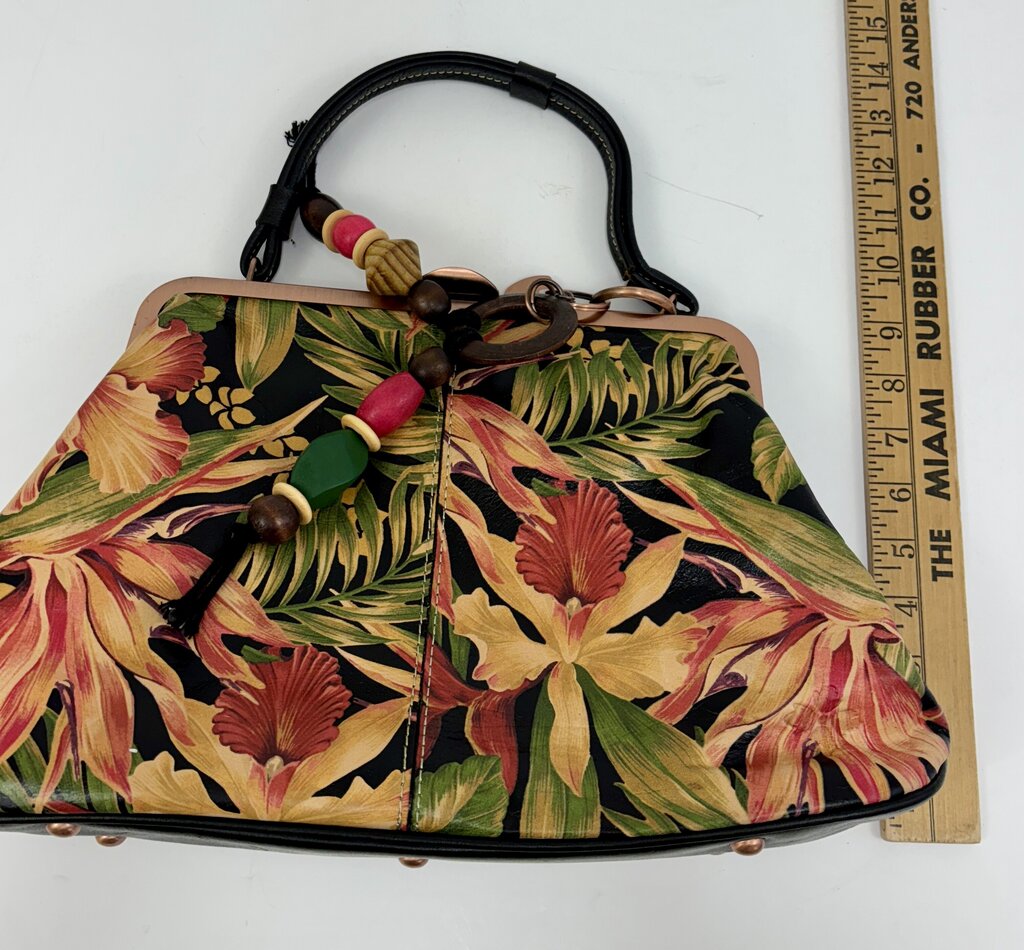 Patricia Nash Satchel Bag Cuban Tropical /j