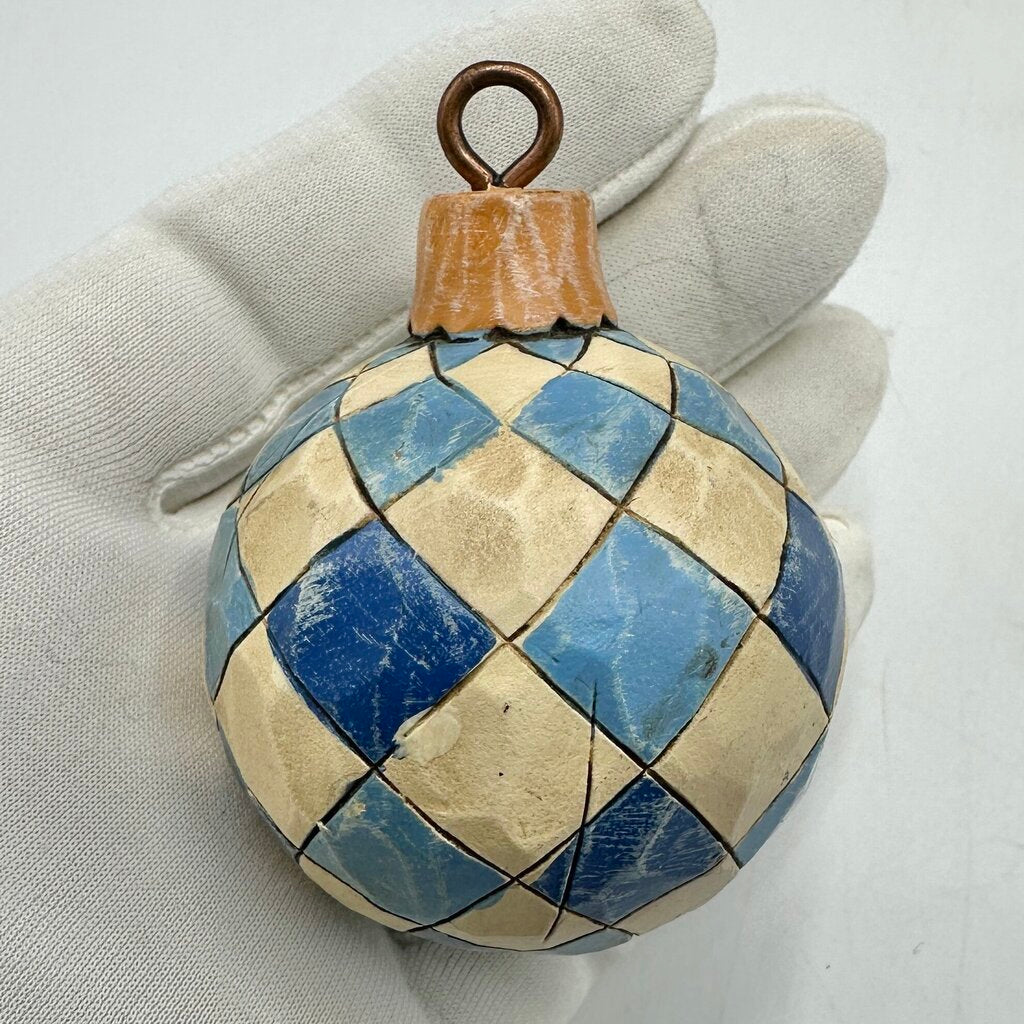 Set of 9 Jim Shore Heartwood Creek Hanging Christmas Ornaments Santa Tree Snowman Wreath Baubles /cb