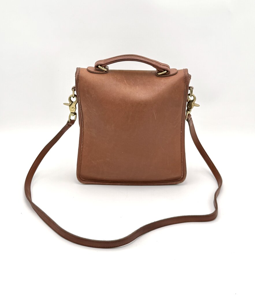 VTG Coach Brown Leather Satchel Bag