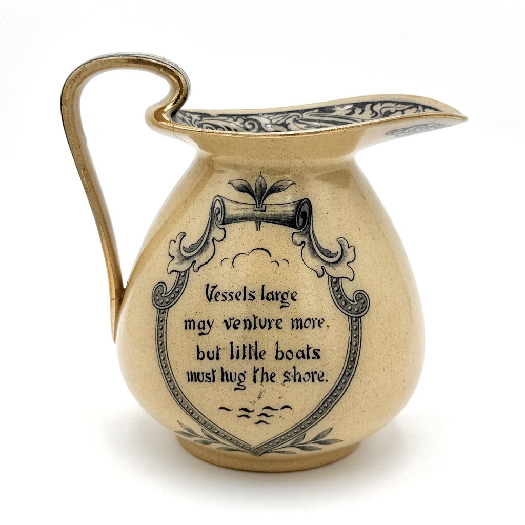 Royal Doulton Ceramic Proverb Motto Jug