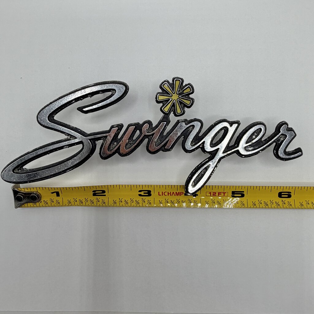 Vintage Original 1970-1974 Dodge Dart Swinger Emblem 3446102 /cb