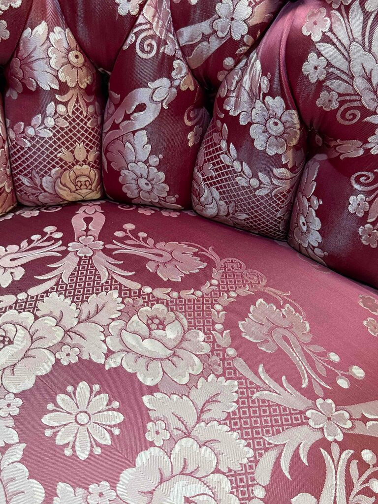 Red Louis XV Style Gondola Armchair