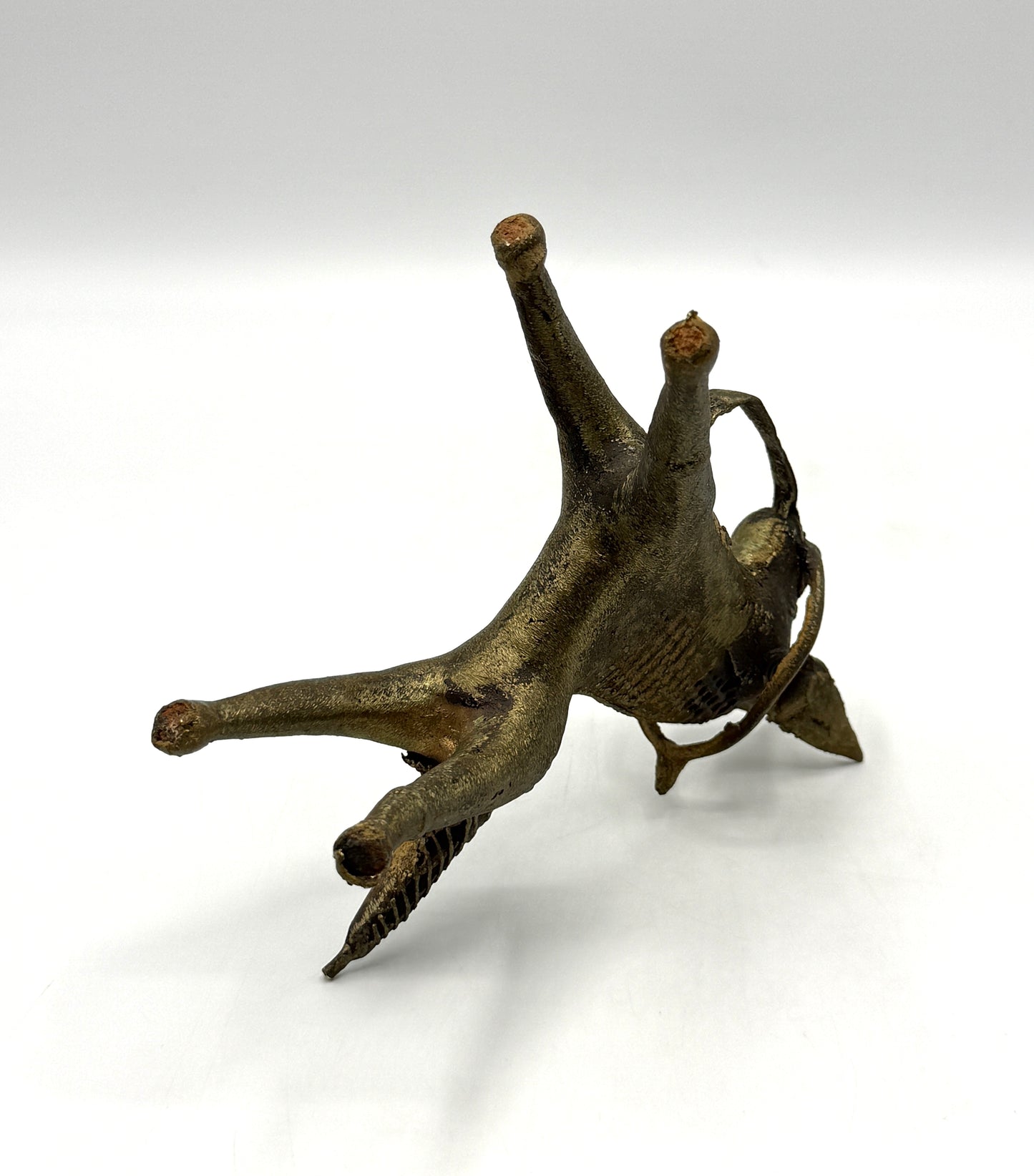 Vintage Dorka Tribal Horse Bronze Cast Figurine / T