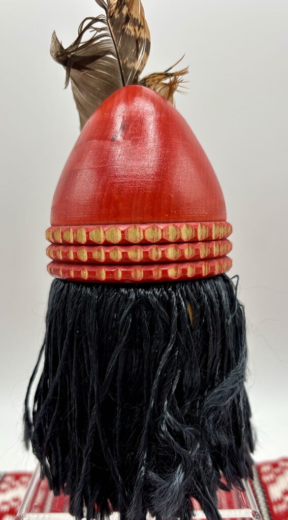 Vtg. Wooden Carving of Vlad the Impaler Dracula /j