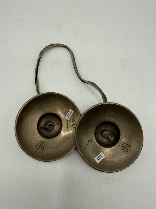 Tibetan Brass Tingsha Cymbals made in Nepal /ro