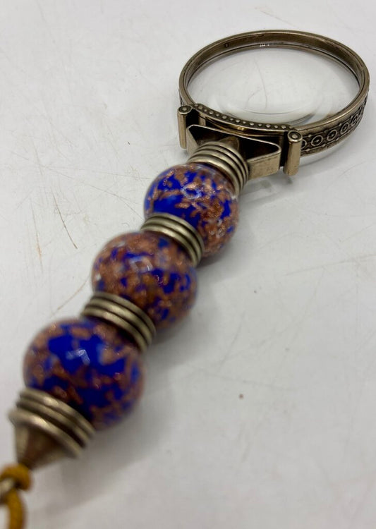 Letter Opener & Magnifying Glass Set Murano Glass /j